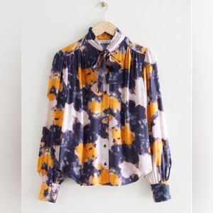 & Other Stories - Tie Neck Blouse